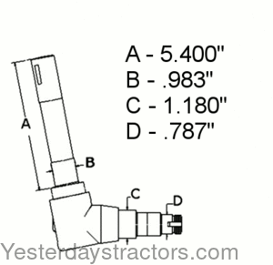 Ford 1210 Spindle SBA330301700