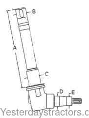 Ford 1310 Spindle SBA330310760