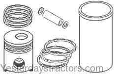 Farmall 81 Sleeve and Piston Kit 3 1\8 Bore SK265