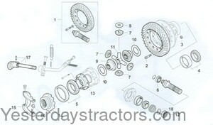 Ferguson TO35 Rear Differential and Related Parts SPX_FERG_F8_2