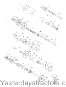 Massey Ferguson 180 Multipower Transmission and Related Parts SPX_MF5_12