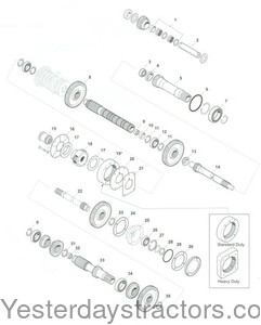 Massey Ferguson 362 8 Speed Synchromesh Transmission Parts SPX_MF5_17