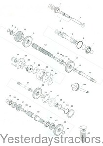 Massey Ferguson 150 8 Speed Constant Mesh Transmission Parts SPX_MF5_7