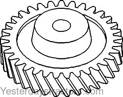 John Deere 2440 Oil Pump Drive Gear T20298