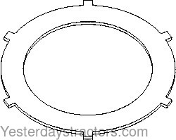 John Deere 450 Steering Clutch Separator Disc T20717