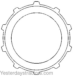 John Deere 2355 Clutch Plate T28665