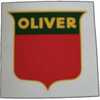 Oliver Super 66 Oliver Decal Set, Shield, 3 inch Red & Green, Mylar