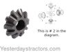 photo of Verify that the gear you are replacing has 10 teeth and a 2.92 inch diameter. For tractor models 1100, 1105, 1130, 1135, 1150, 1155, 135, 150, 1500, 1505, 165, 175, 180, 1800, 1805, 203, 205, 2135, 2200, 2500, 302, 304, 3165, 35, 356, 40, 50, 65, 70, 80, 85, 88, Super 90.