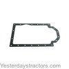 photo of OIL PAN GASKET for D155, D179 3 cylinder diesel in models 238, 248, 3210, 3220, 353, 383, 385, 395, 423, 433, 440, 453, 454, 484, 485, 485XL, 495, 495XL, 523, 533, 540, 553, 633, 640. Replaces 3055160R4, 3055160R3, 3055160R5, 3055160R2, 73055160