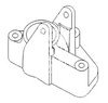 photo of Brake lever bracket replaces 1667224M1, 1860972M2. For tractor models 1085, 135, 165, 165 UK, 175, 180, 20E, 20F, 235, 240, 245, 250, 253, 255, 261, 263, 265, 271, 275, 275 UK, 281, 282, 283, 283 UK, 285, 290, 30, 30B, 30D, 30E, 31, 40, 40B, 40E, 50A, 50C, 50D. Different suppliers have different parts for the same part number. VERIFY PICTURE LOOKS LIKE YOUR OLD PART.