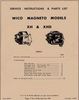 Minneapolis Moline UTS Magneto, Wico XH & XHD, Service & Parts Manual