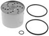 photo of Fuel Filter for tractor models (3300 with 219 engine), (4400, 6600, 9900 with 329 engine and SN# up to 237162), (95 with 248 or 303 engine), (499 with 309 engine), (699 with 303 or 329 engine), 1010, 1020, 1520, (2010 SN# 42001 and up), 2020, 2030, 2510, 2520. Replaces AT17387. NOTE: verify you have CAV type filter before ordering. Replaces: AT17387. Filter measures 3 7\16 inches outside diameter and 2 3\4 inch tall.